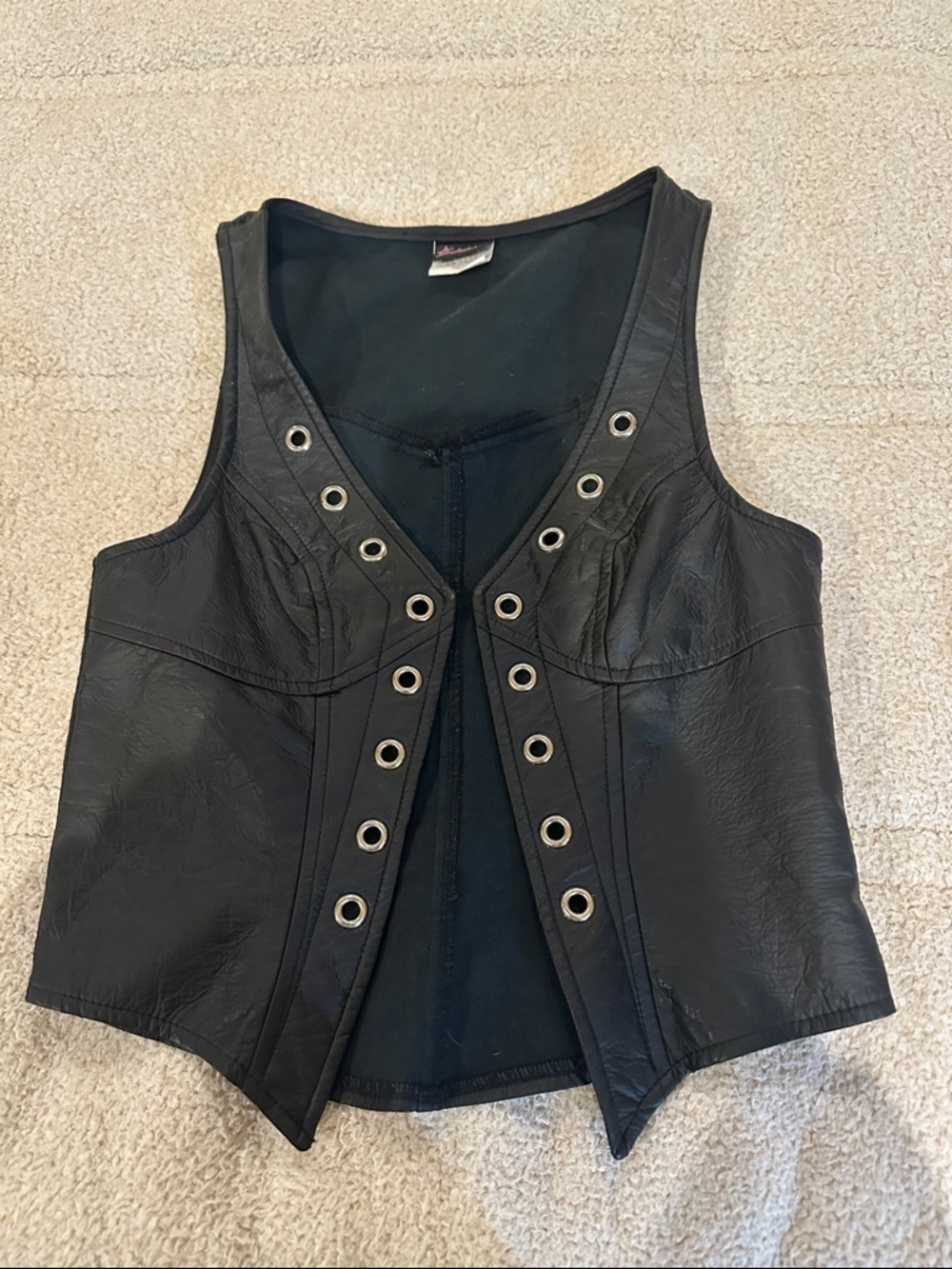 Frederick's of Hollywood Black Top with Branded Neck Label